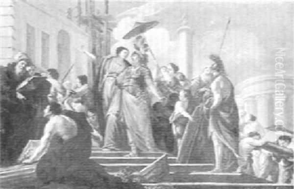 Dido Showing Aeneas The Building Of Carthage - view 1