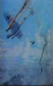 Summer 1940 Dornier On Fire