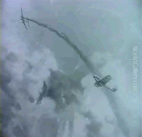 Hurricane Destroying A Dornier - view 1