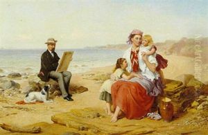 Le Peintre Et Sa Famille Sur La Plage Le Peintre Et Sa Famille Sur La Plage