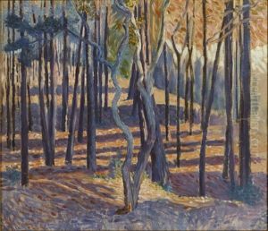 Etude Pour "l'air Du Soir, Pins Et Sous-bois" by Henri-Edmond Cross