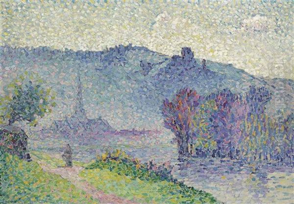 Les Andelys, Chateau Gaillard, Seine - view 1