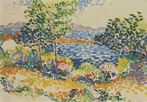 Bord De Mer En Mediterranee by Henri-Edmond Cross