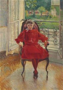 La Blouse Rouge by Henri-Edmond Cross
