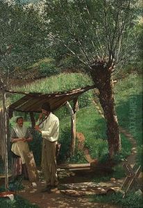 Le Repos by Louis Joseph Anthonissen