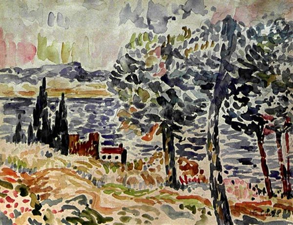 Paysage De Bord De Mer Dans Le Midi - view 1