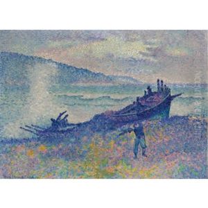 L'epave by Henri-Edmond Cross