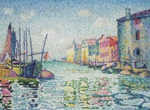 Canale Ponte Lungo by Henri-Edmond Cross