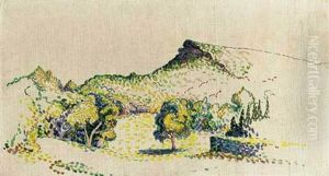 Paysage Avec Le Cap Negre by Henri-Edmond Cross