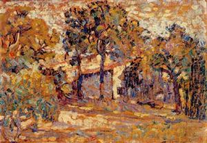 Paysage A Saint-clair by Henri-Edmond Cross