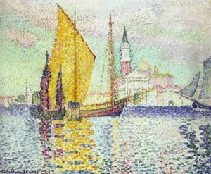 San Giorgio Maggiore (venise) by Henri-Edmond Cross
