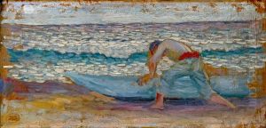 Homme A La Barque by Henri-Edmond Cross