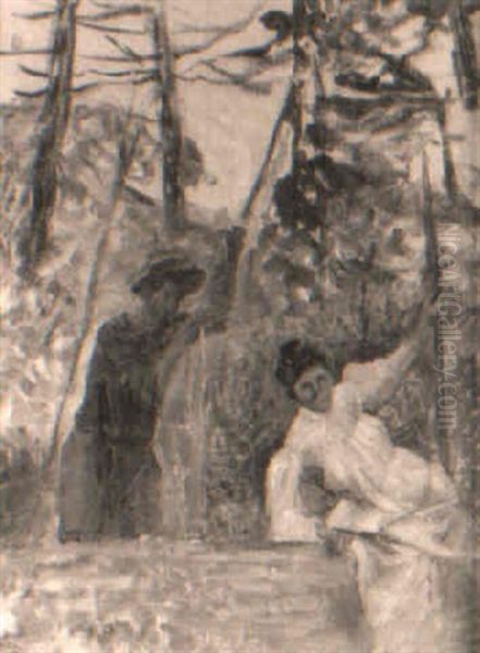 Personnages Au Jardin - view 1