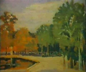 Versailles, Le Parc by Henri-Edmond Cross