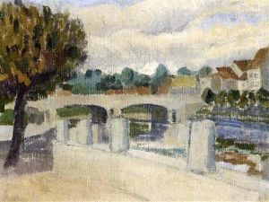 Au Bord De Riviere by Henri-Edmond Cross