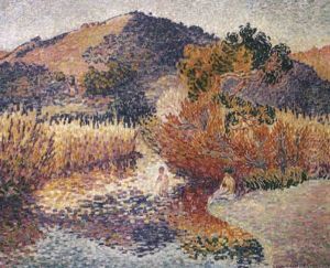 Riviere De Saint Clair by Henri-Edmond Cross