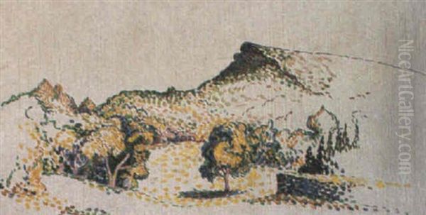 Etude Pour Paysage Avec Le Cap Negre - view 1