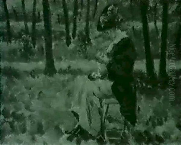 Femme Dans Le Parc - view 1