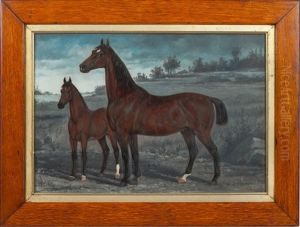 Horse & Foal by Henry H. Cross