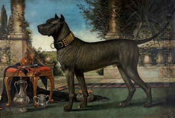 Major Mckinley, Brindle Great Dane, Owner General J.t. Torrence - view 1