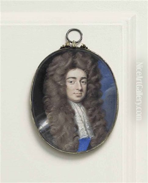 John Holles, 1st Duke Of Newcastle (1662-1711), In Gilt-studded Armour And Lace Jabot, Wearing The Blue Sash Of The Order Of The Garter... - view 1