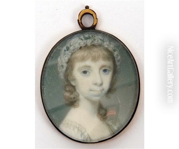 Mary Tymwell Nutt Portrait Miniature Circa 1780 - view 1