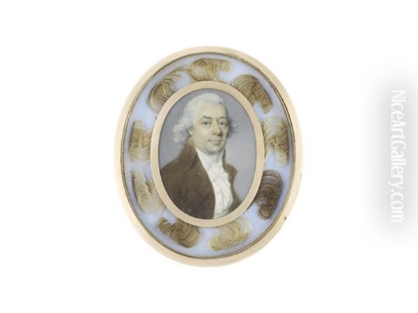 A Gentleman Traditionally Identified As Admiral Of The Fleet Richard Howe, 1st Earl Howe, Kg (1726-1799), Wearing Brown Coat, White Waistcoat, Chemise, Stock And Cravat, His Hair Powdered - view 1
