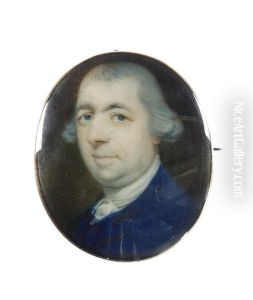 A Gentleman, Called Robert Smith, Wearing Blue Coat, White Stock And Lace Cravat, His Hair Powdered And Worn En Queue