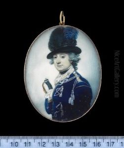 Henry Line Templer, Wearing The Uniform Of The 10th (prince Of Wales's Own) Regiment Of (light) Dragoons, Blue Coat With Cream Collar And Cloth Wing