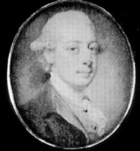 Portrait Of A Gentleman, In Brown Coat, Green Waistcoat And Lace Cravat by Richard Crosse