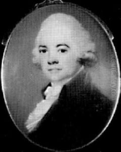 Portrait Of A Gentleman In Dark Blue Coat And Frilled Cravat Portrait Of A Gentleman In Dark Blue Coat And Frilled Cravat
