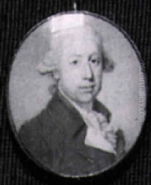 Portrait Of A Gentleman In Green Coat, With Powdered Hair En Queue - view 1