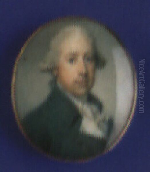 Gentleman With Powdered Hair En Queue - view 1