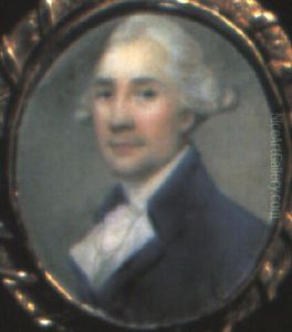 Portrait Of A Gentleman In White Waistcoat And Frilled Cravat
