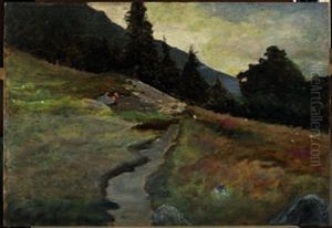 Paesaggio Montano by Clemente Crova Di Vaglio