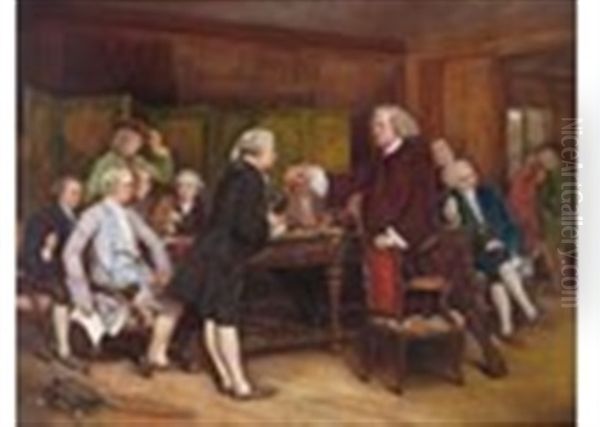 Doctor Johnson Receiving Boswell In The Library - view 1