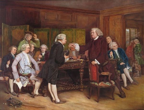 Doctor Johnson Receiving Boswell In The Library - view 1