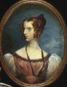 Portrait Of A Lady by Frederick Cruickshank