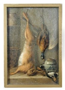 Still Life Study Of Game With A Duck And A Rabbit; And Still Life Of A Hare And A Pheasant