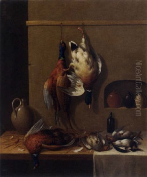 Pheasant, Duck, And Other Game In A Pantry - view 1