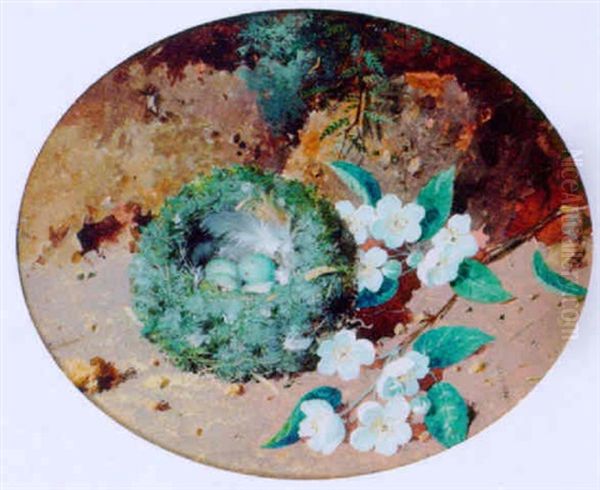 Still Life With A Bird's Nest And Blossom - view 1