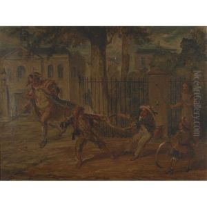 Tug Of War by George Cruikshank I
