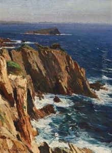 Les Falaises, Presqu'ile De Giens by Victor Crumiere