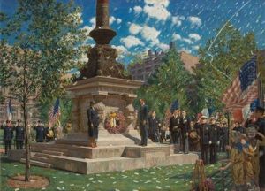 Lindbergh's Ticker Tape Parade, Wwi Memorial, Madison Square Park, New York City by Sebastian Cruset