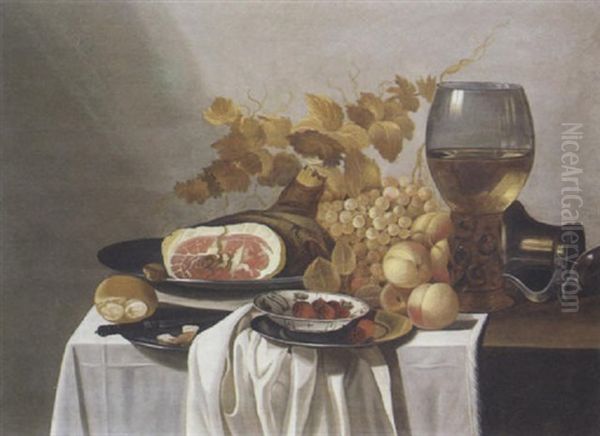 Nature Morte Au Verre De Vin Du Rhin - view 1