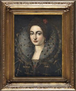 Retrato De Senhora Espanhola by Manuel de la Cruz y Cano