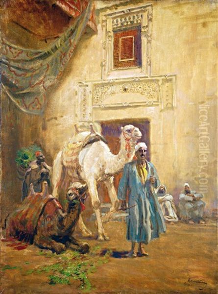 Oriental Street Detail With Arabic People - view 1