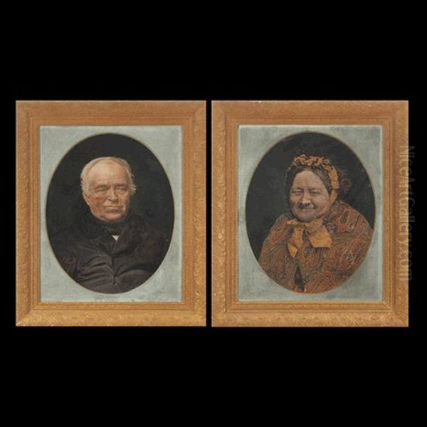 Portrait Of A Man & His Wife (2 Works) - view 1