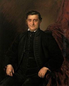 Portrait Eines Soignierten Herren by Lajos Csillaghi
