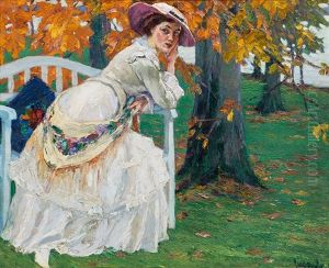 Unter Den Herbstbuchen by Edward Cucuel